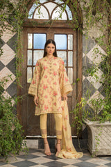 Bareeze Sugar Maple Bnl680 Yellow Dress