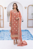 Azure Tangerine Embroidered 3pcs