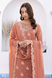 Azure Tangerine Embroidered 3pcs