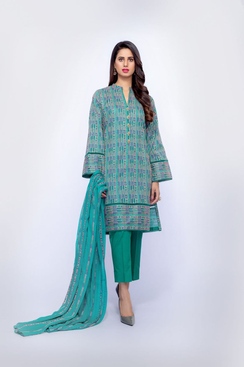 Bareeze Traditional Vibes Ch2624 Green Dress