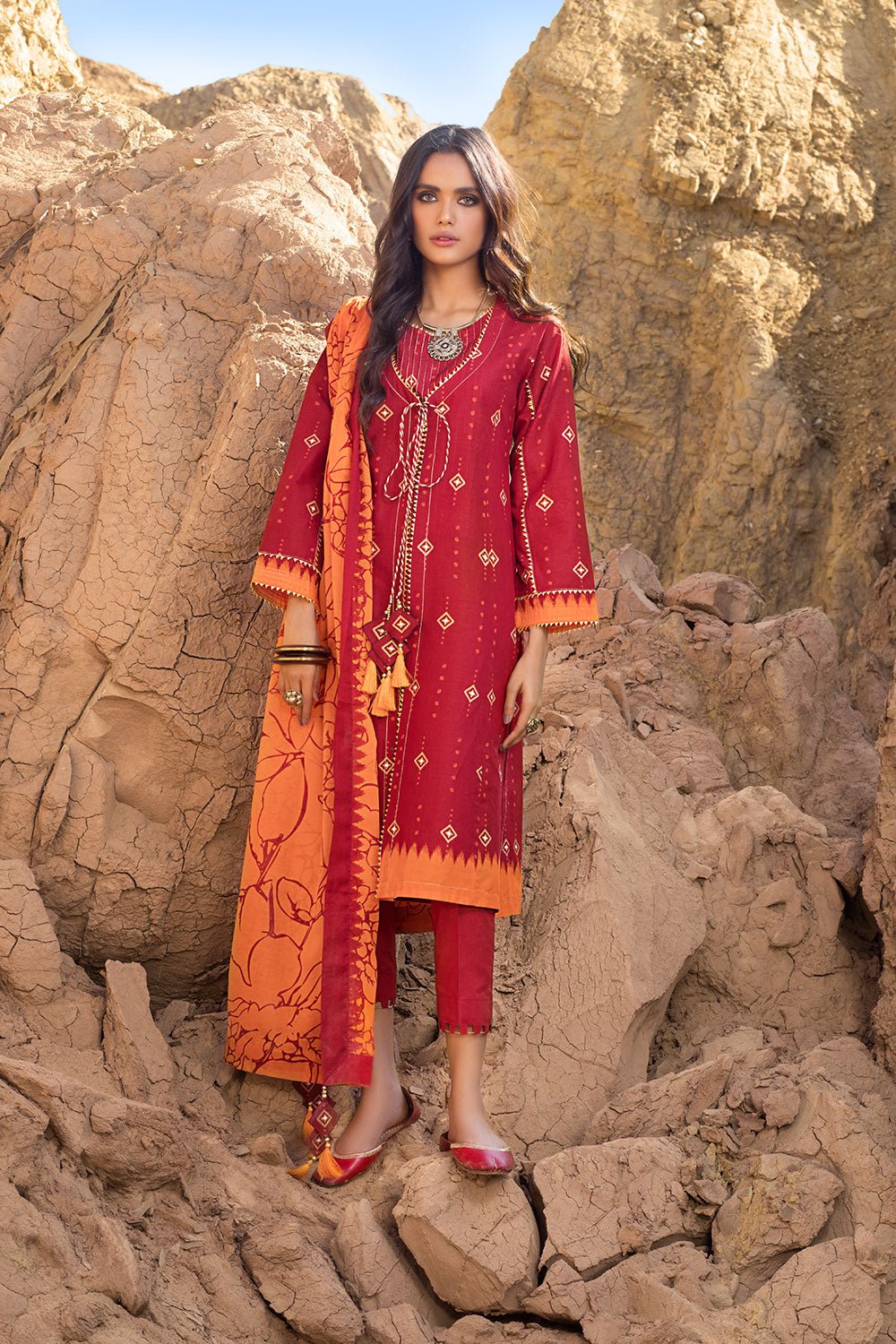 Gul Ahmed Cl-1117 Roselene Collection  2021