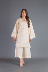 Bareeze Kurta Range Wr450 Cream Dress