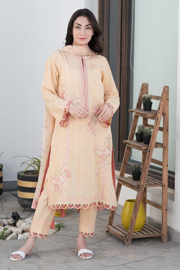 Zellbury Tea Pink A Eid Lawn 2022