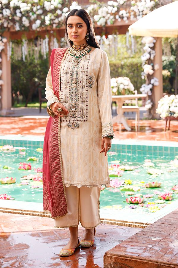 Zellbury Caramel Beige Eid Lawn 2022