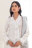 Zellbury Embroidered Shirt Shalwar Dupatta - White - Lawn Suit-0299 Signature Lawn Collection 2024