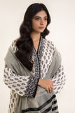 Zellbury Embroidered Shirt Shalwar Dupatta - Beige - Jacquard Suit-0499 Signature Lawn Collection 2024