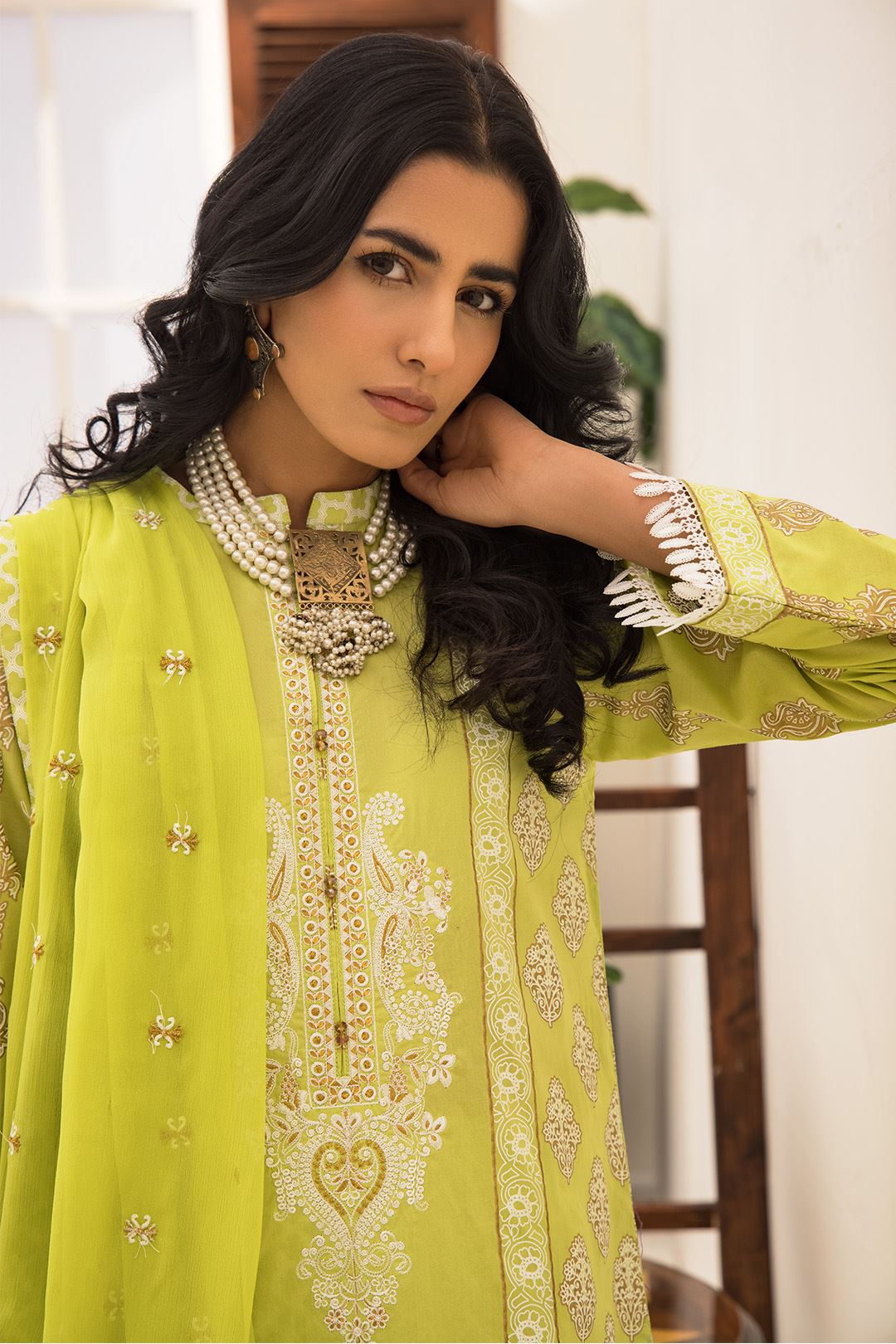 Zellbury Embroidered Shirt Shalwar Dupatta - Dolly Yellow - Lawn Suit Signature Lawn Collection 2024