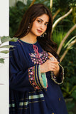 Zellbury Embroidered Shirt Shalwar Dupatta - Blue - Yarn Dyed Suit - 0702 Signature Lawn Collection 2024