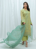 BeechTree Fragrant Lime-Embroidered-3P Eid Edition 2021