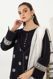 Zellbury Embroidered Shirt Shalwar Dupatta - Black - Cambric Suit-0857 Signature Lawn Collection 2024