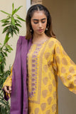 Zellbury Embroidered Shirt Shalwar Dupatta - Bright Sun - Jacquard Suit Signature Lawn Collection 2024