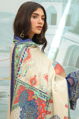 Zellbury Embroidered Shirt Shalwar Shawl - Navy - Viscose Suit - 0777 Signature Lawn Collection 2024